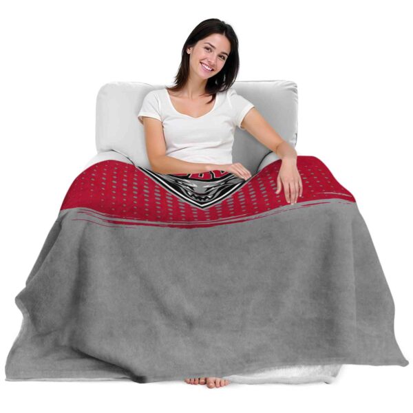 new mexico lobos gradient dots red blanket latest model