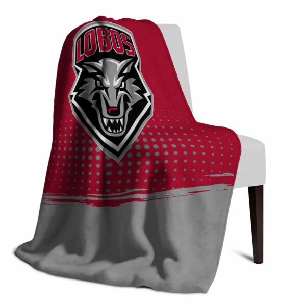 new mexico lobos gradient dots red blanket top rated