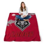 new mexico lobos grunge texture red blanket high quality