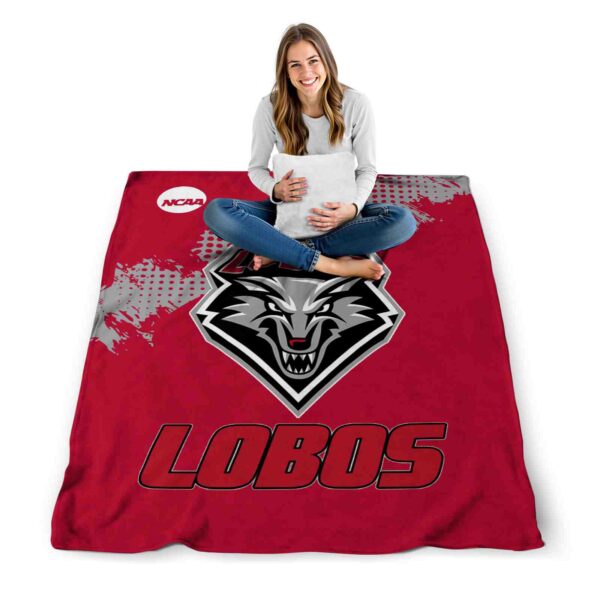 new mexico lobos grunge texture red blanket high quality