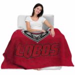 new mexico lobos grunge texture red blanket latest model