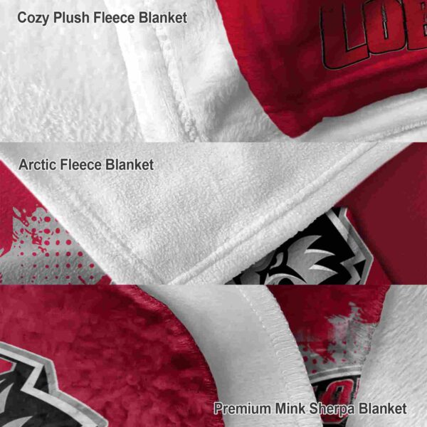 new mexico lobos grunge texture red blanket premium grade