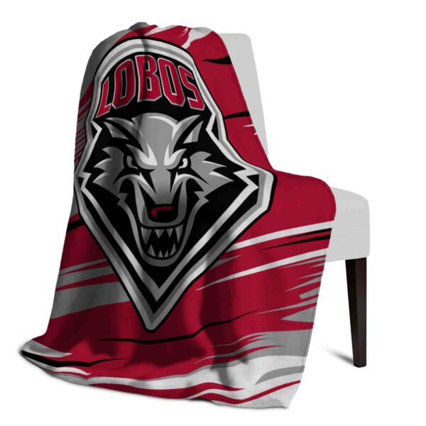 new mexico lobos paint streaks red white blanket top rated