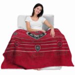 new mexico lobos striped pattern red blanket best selling