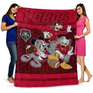 new mexico lobos three musketeers red blanket fashion forward