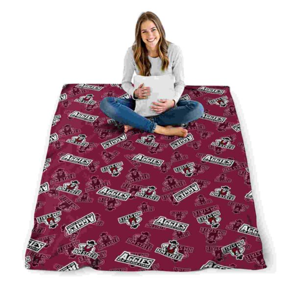 new mexico state aggies diehard fans crimson blanket high quality