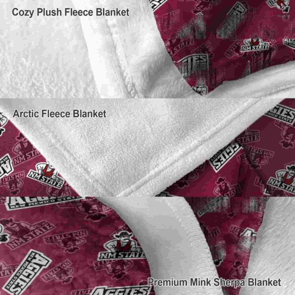 new mexico state aggies diehard fans crimson blanket premium grade