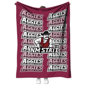 new mexico state aggies fan pride crimson blanket best selling