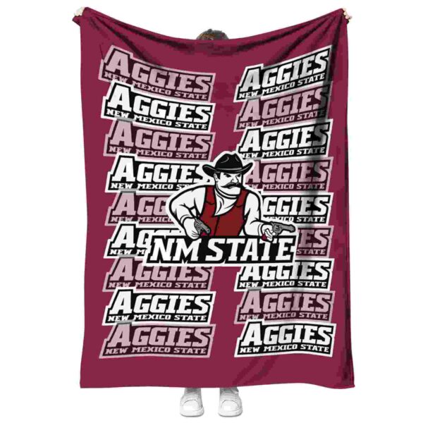 new mexico state aggies fan pride crimson blanket best selling