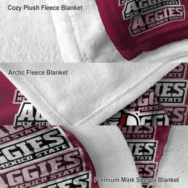 new mexico state aggies fan pride crimson blanket premium grade