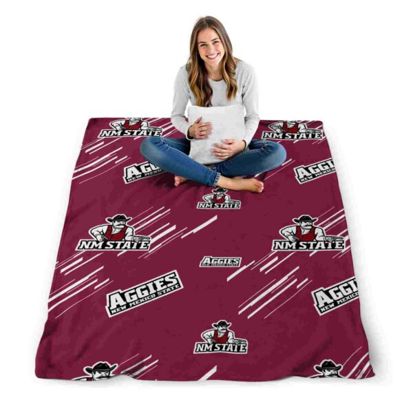 new mexico state aggies fan spirit crimson blanket high quality