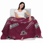 new mexico state aggies fan spirit crimson blanket latest model