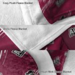new mexico state aggies fan spirit crimson blanket premium grade