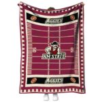 new mexico state aggies football field crimson blanket best selling