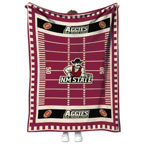 new mexico state aggies football field crimson blanket best selling