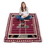 new mexico state aggies football field crimson blanket high quality