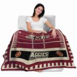 new mexico state aggies football field crimson blanket latest model