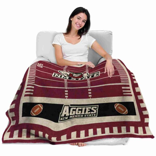 new mexico state aggies football field crimson blanket latest model