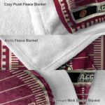 new mexico state aggies football field crimson blanket premium grade