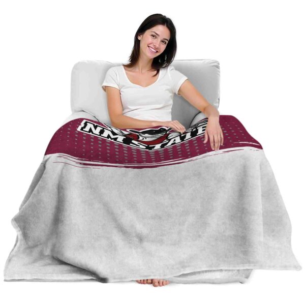 new mexico state aggies gradient dots crimson blanket latest model