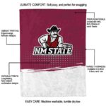 new mexico state aggies gradient dots crimson blanket new arrival