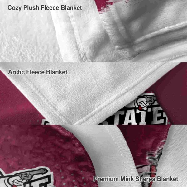 new mexico state aggies gradient dots crimson blanket premium grade