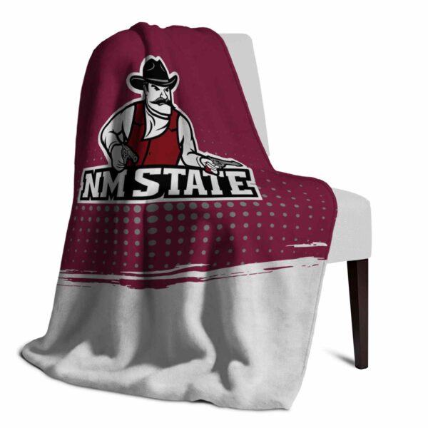 new mexico state aggies gradient dots crimson blanket top rated