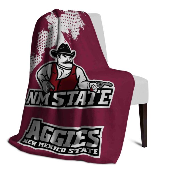 new mexico state aggies grunge texture crimson blanket top rated