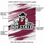 new mexico state aggies paint streaks crimson white blanket new arrival