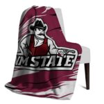 new mexico state aggies paint streaks crimson white blanket top rated