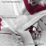 new mexico state aggies splatter effect crimson blanket premium grade