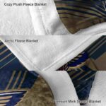 new orleans pelicans diagonal stripes navy blanket best selling