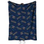 new orleans pelicans diehard fans navy blanket best selling