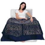 new orleans pelicans fan pride navy blanket latest model