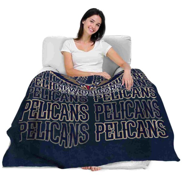new orleans pelicans fan pride navy blanket latest model