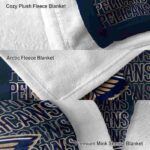 new orleans pelicans fan pride navy blanket premium grade
