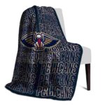 new orleans pelicans fan pride navy blanket top rated