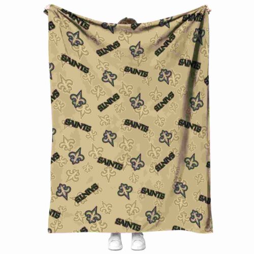 new orleans saints diehard fans gold blanket best selling