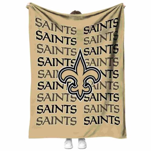 new orleans saints fan pride gold blanket best selling