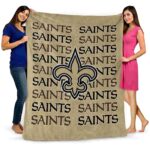 new orleans saints fan pride gold blanket fashion forward