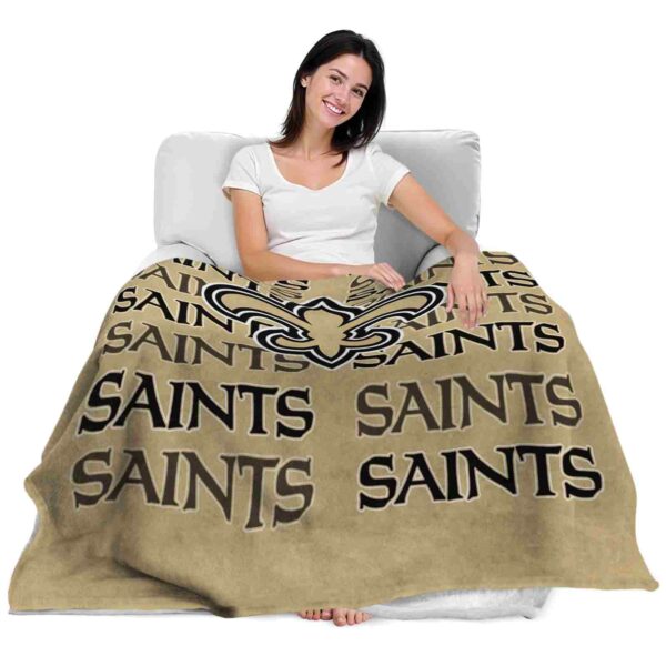new orleans saints fan pride gold blanket latest model