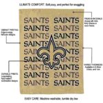 new orleans saints fan pride gold blanket new arrival