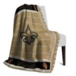 new orleans saints football field gold blanket best selling