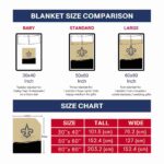 new orleans saints gradient dots gold blanket trendy