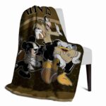 new orleans saints three musketeers gold blanket top rated