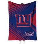 new york giants diagonal stripes blue blanket best selling
