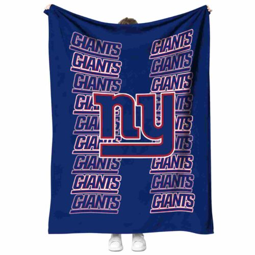 new york giants fan pride blue blanket best selling
