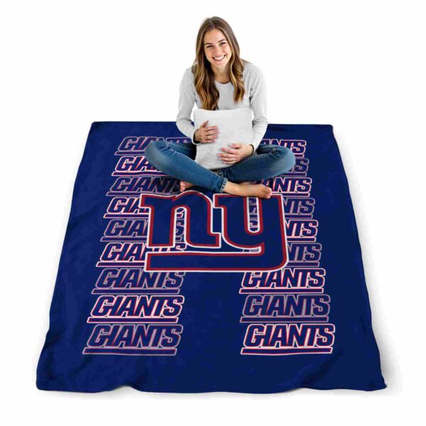 new york giants fan pride blue blanket high quality