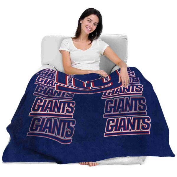 new york giants fan pride blue blanket latest model
