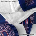 new york giants fan pride blue blanket premium grade
